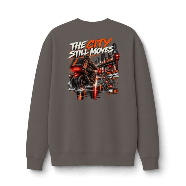 14773658511233546693_2048.jpeg The City Still Moves Urban Night Graphic Sweatshirt