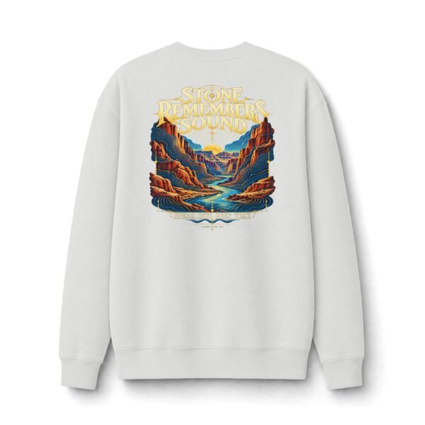 Stone Remembers Sound Canyon Landscape Graphic Sweatshirt