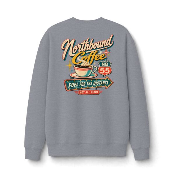 Northbound Coffee Retro Roadside Sweatshirt by VX MERCH