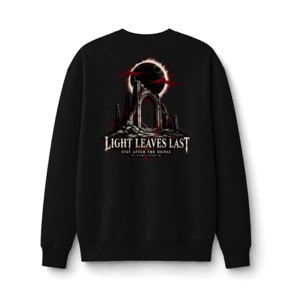 16172093205861375615_2048.jpeg Light Leaves Last Eclipse Graphic Sweatshirt by VX MERCH