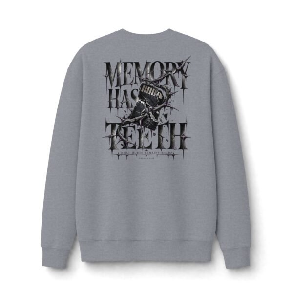 17565404089982916428_2048.jpeg Memory Has Teeth Dark Graphic Sweatshirt by VX MERCH
