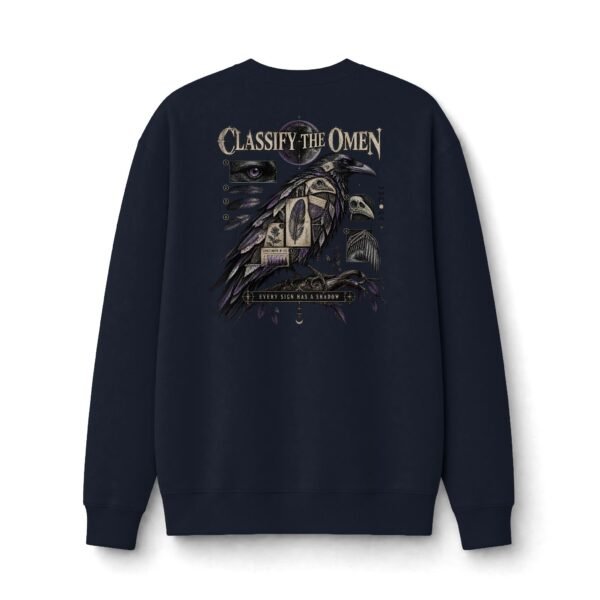 17712150160082535056_2048.jpeg Classify the Omen Occult Graphic Sweatshirt by VX MERCH