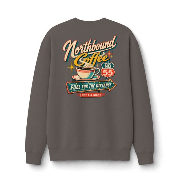 Northbound Coffee Retro Roadside Sweatshirt by VX MERCH
