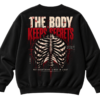 The Body Keeps Secrets Anatomical Graphic Sweatshirt by VX MERCH