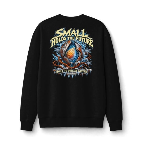Small Holds the Future Winter Nature Graphic Sweatshirt