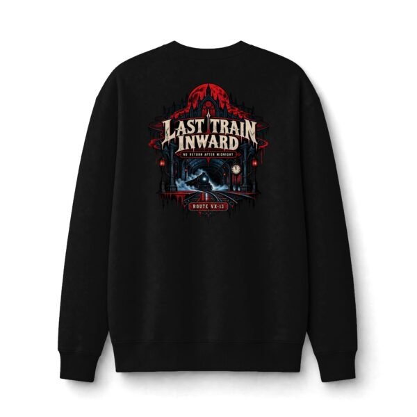 239955235794533293_2048.jpeg Last Train Inward Gothic Graphic Sweatshirt by VX MERCH