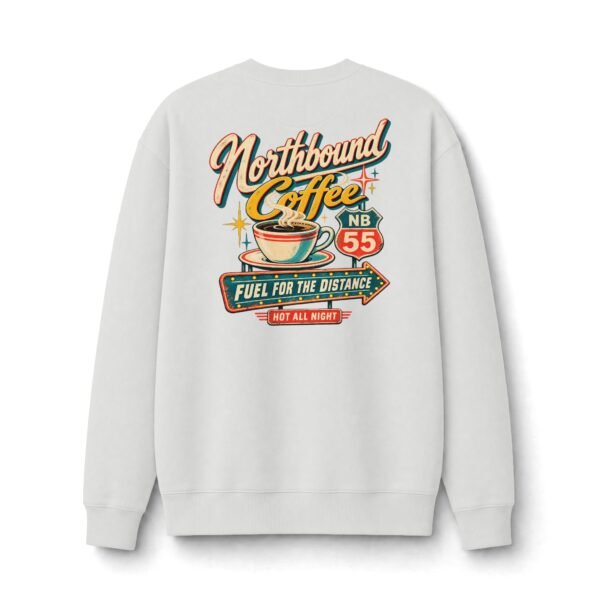 Northbound Coffee Retro Roadside Sweatshirt by VX MERCH
