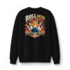 Roll Into the Night Retro Bowling Sweatshirt by VX MERCH