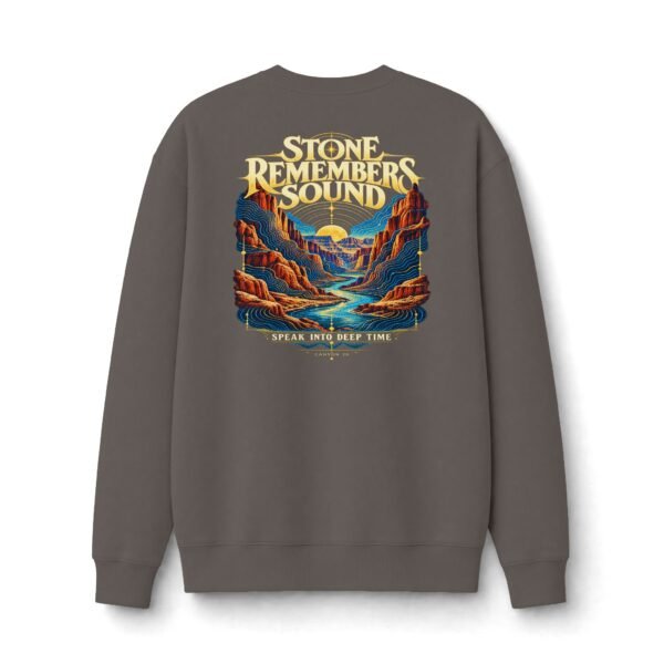 Stone Remembers Sound Canyon Landscape Graphic Sweatshirt