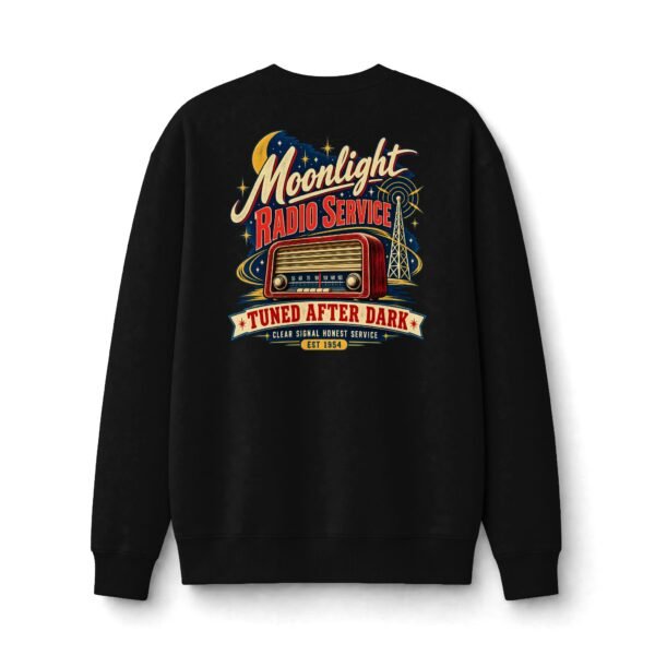 Moonlight Radio Service Vintage Graphic Sweatshirt by VX MERCH