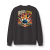 Roll Into the Night Retro Bowling Sweatshirt by VX MERCH