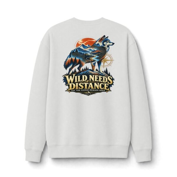 6208674514404690995_2048.jpeg Wild Needs Distance Wilderness Wolf Graphic Sweatshirt