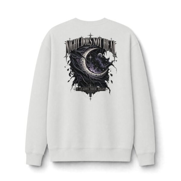 Night Does Not Heal Celestial Graphic Sweatshirt by VX MERCH