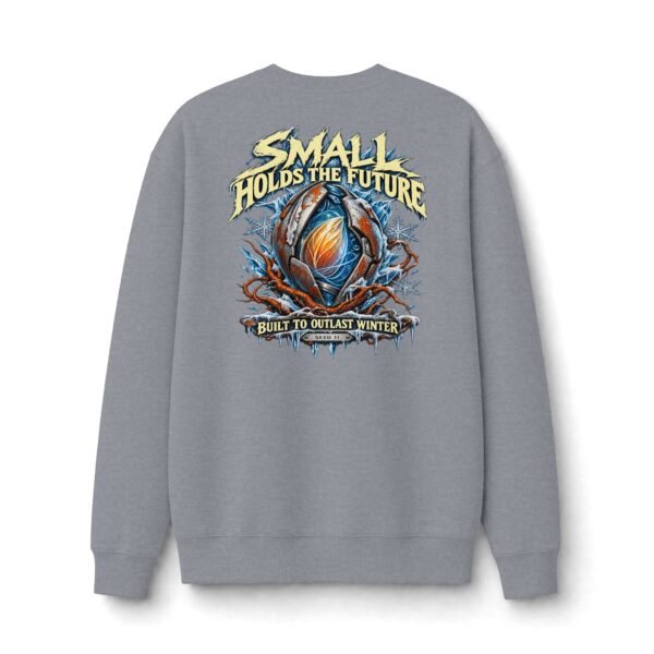 Small Holds the Future Winter Nature Graphic Sweatshirt