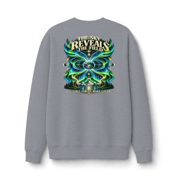The Sky Reveals the Field Aurora Borealis Graphic Sweatshirt