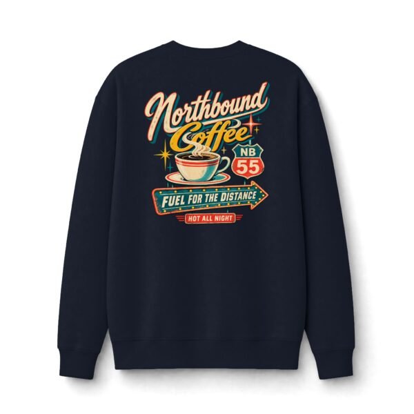 Northbound Coffee Retro Roadside Sweatshirt by VX MERCH