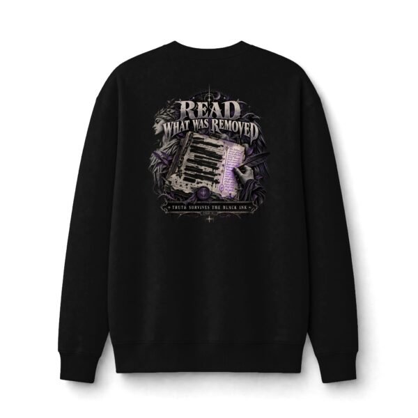 Read What Was Removed Archive Graphic Sweatshirt by VX MERCH