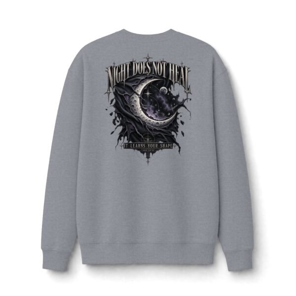 Night Does Not Heal Celestial Graphic Sweatshirt by VX MERCH
