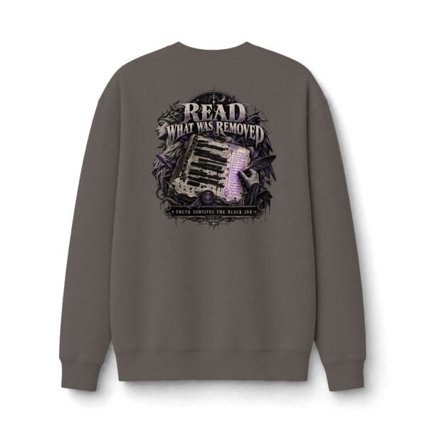 Read What Was Removed Archive Graphic Sweatshirt by VX MERCH