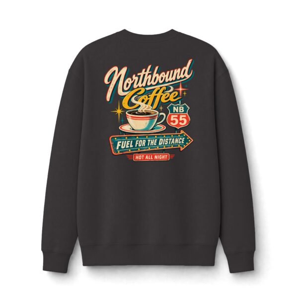 Northbound Coffee Retro Roadside Sweatshirt by VX MERCH