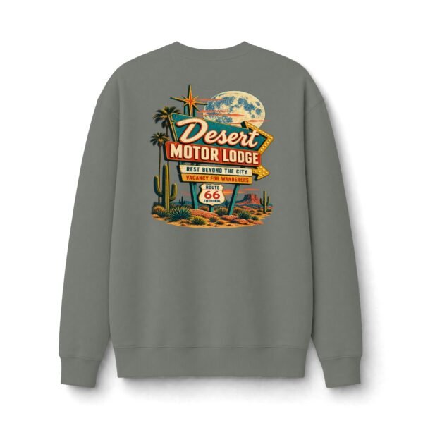 Desert Motor Lodge Retro Road Trip Sweatshirt by VX MERCH